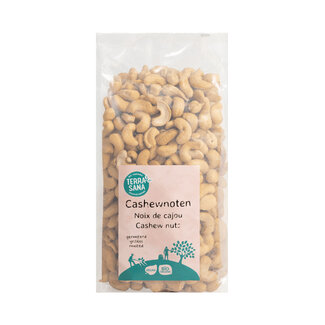 TerraSana Cashewnoten geroosterd zonder zout bio 750 Gram
