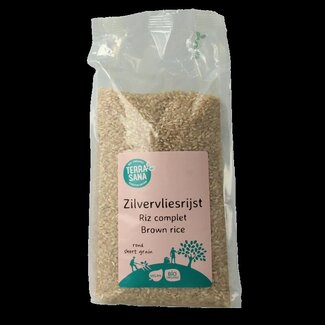 TerraSana TerraSana Zilvervliesrijst rond bio 1 Kilogram
