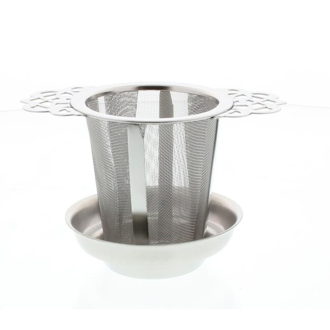 Geels Permanentfilter RVS ornament + deksel 1 Stuks
