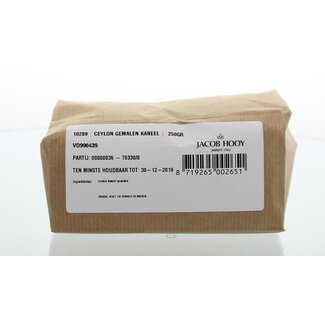 Jacob Hooy Kaneel ceylon gemalen 250 Gram