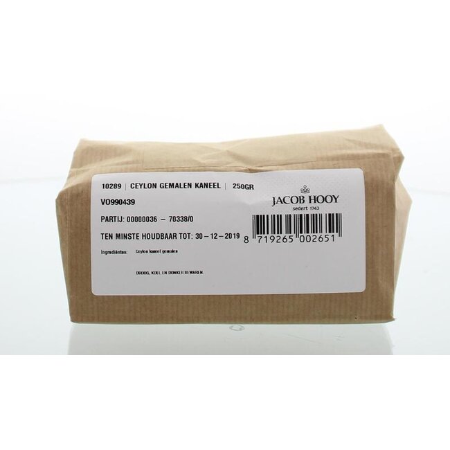 Kaneel ceylon gemalen 250 Gram