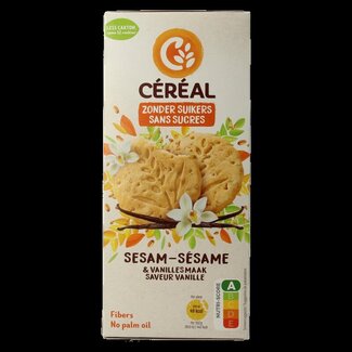 Cereal Cereal Sesam vanille koek 132 Gram