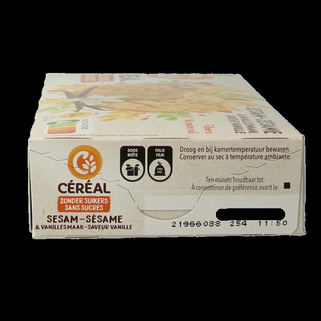 Cereal Biscuit Sésame Vanille 132 g