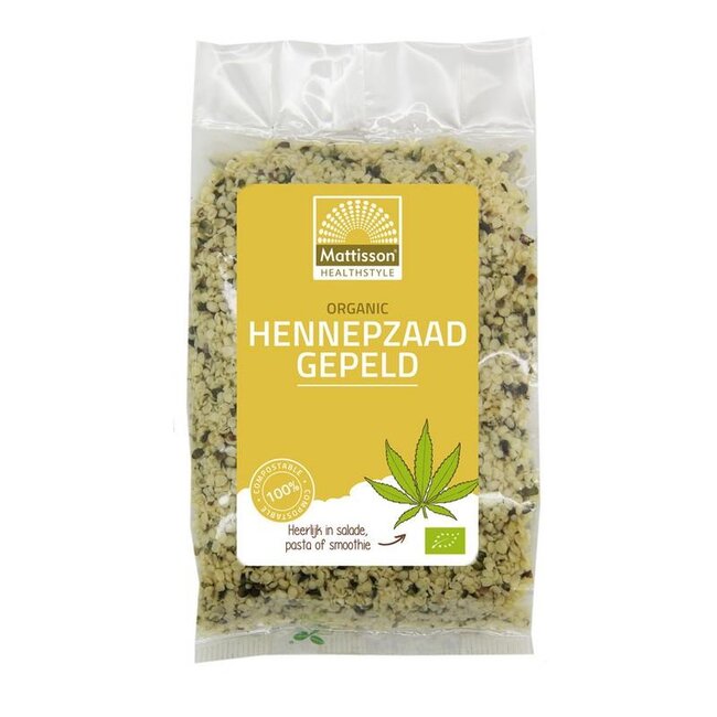 Mattisson Hennepzaad gepeld navulzak bio 250 Gram