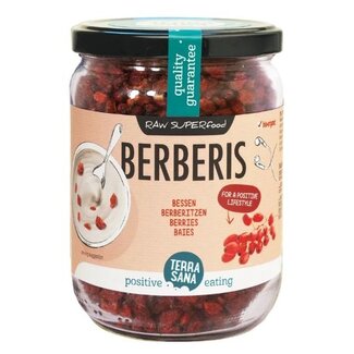 TerraSana Raw berberis bessen (zuurbes) bio 140 Gram