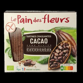 Pain Des Fleurs Pain des Fleurs Tartines craquantes bio au cacao 160 g