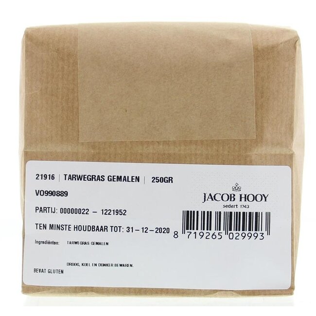 Tarwegras gemalen 250 Gram