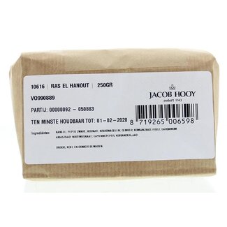 Jacob Hooy Jacob Hooy Ras el hanout 250 Gram