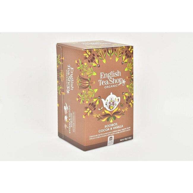 Rooibos cacao & vanilla bio 20 Zakjes
