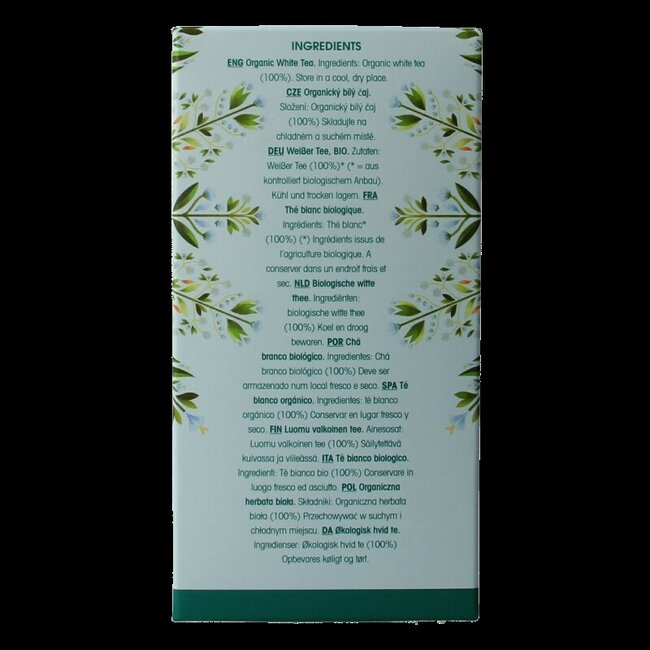 English Tea Shop Thé blanc bio 20 sachets