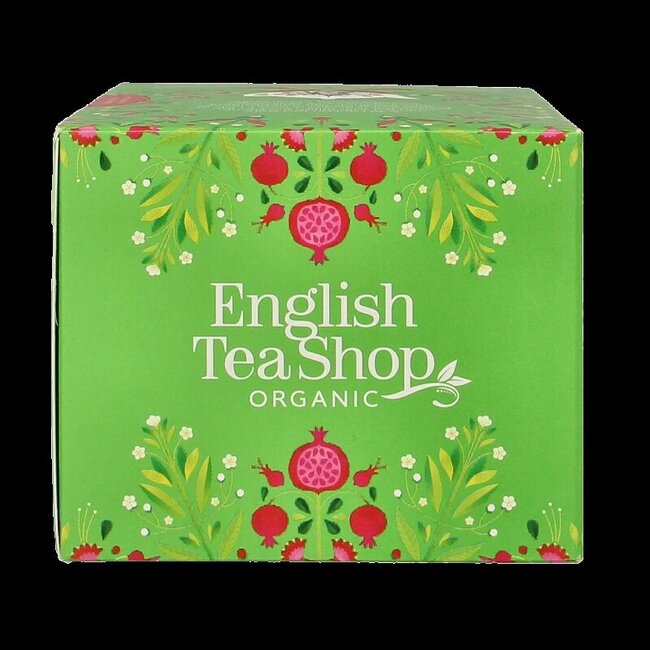 English Tea Shop Green tea pomegranate bio 20 Zakjes