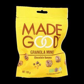 Made Good Made Good Granola minis chocolat banane bio 100 grammes