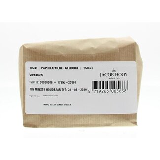 Jacob Hooy Jacob Hooy Paprika gerookt 250 Gram