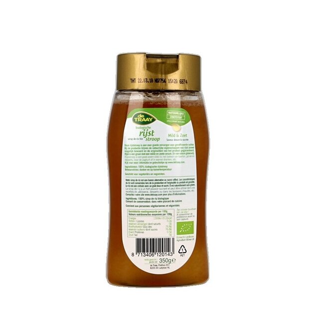 Sirop de riz bio sans gluten Traay 350 g