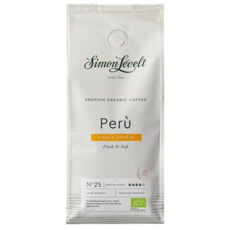 Simon Levelt Simon Levelt Cafe organico Peru Tunki snelfilter bio 250 Gram