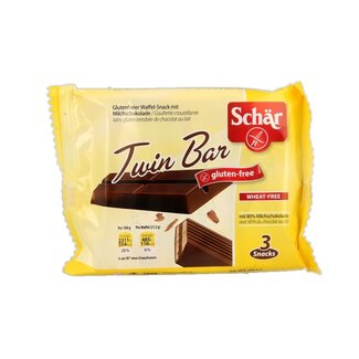 Schar Schär Twin Bar lot de 3 sans gluten 64,5 g