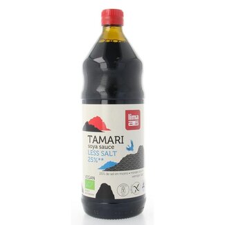 Lima Lima Tamari 25% minder zout bio 1 Liter