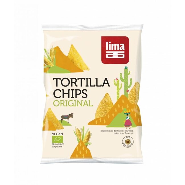 Tortilla chips original bio 90 Gram