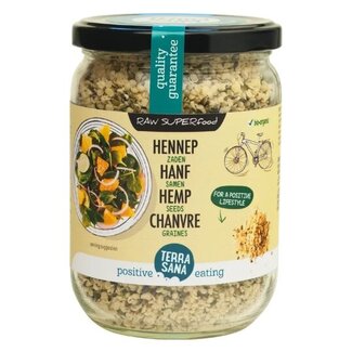 TerraSana TerraSana RAW Hennepzaad gepeld in glas bio 275 Gram