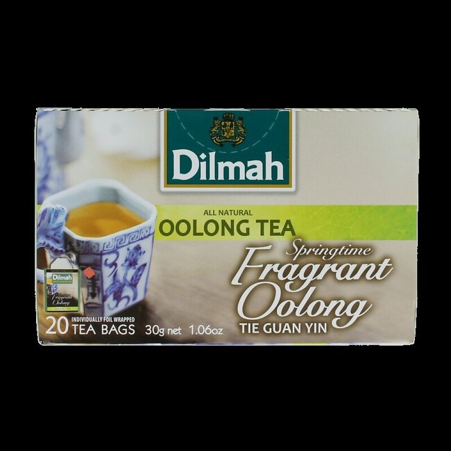 Dilmah Springtime thé vert oolong parfumé 20 sachets