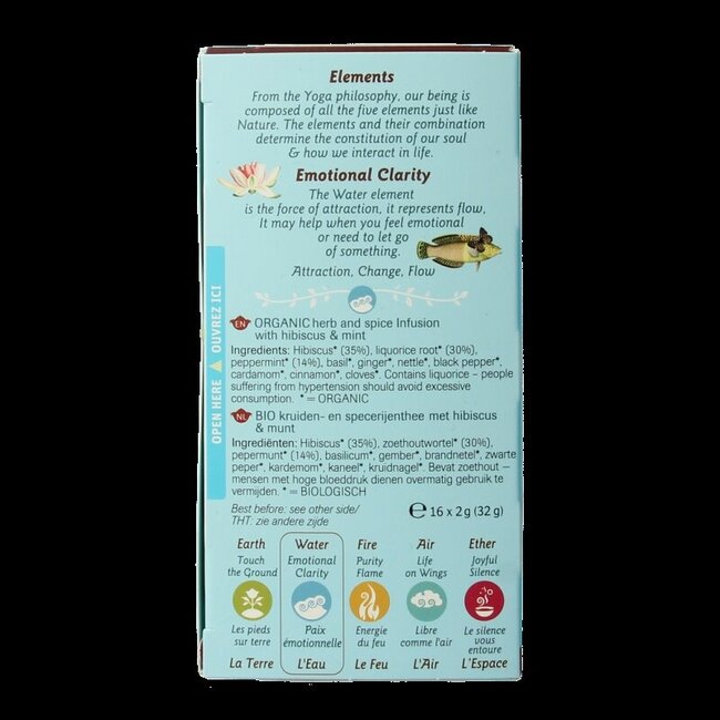 Shoti Maa Water emotional clarity bio 16 Zakjes