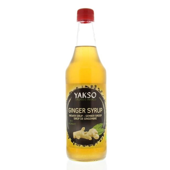 Yakso Gember stroop bio 480 Milliliter