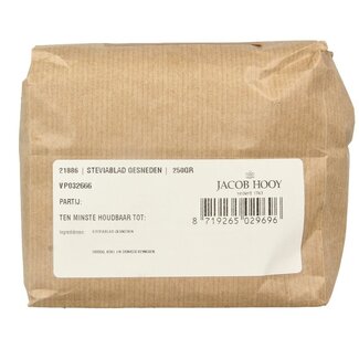 Jacob Hooy Jacob Hooy Stevia gesneden 250 Gram