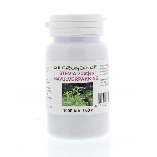 Stevia extract zoetjes navulling 1000 Tabletten