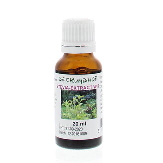 Cruydhof Stevia extract wit 20 Milliliter