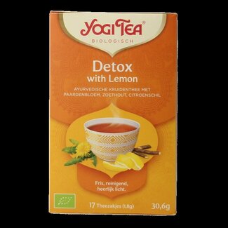 Yogi Tea Yogi Tea Detox with lemon bio 17 Zakjes