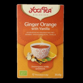 Yogi Tea Ginger orange vanilla bio 17 Zakjes