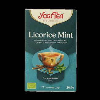 Yogi Tea Yogi Tea Réglisse Menthe Bio 17 sachets