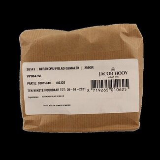 Jacob Hooy Jacob Hooy Feuilles de busserole moulues 250 g