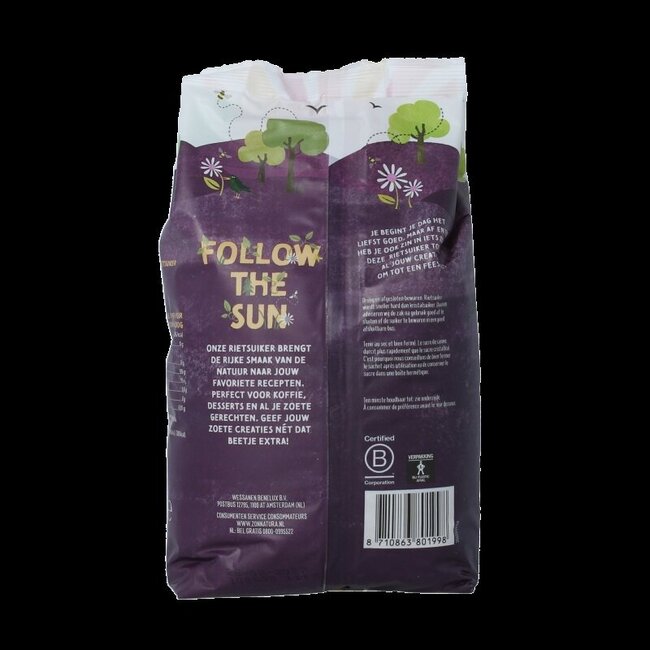 Zonnatura Rietsuiker ruw 750 Gram