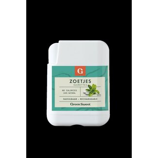Green Sweet Green Sweet Édulcorants, distributeur rechargeable, 500 pièces