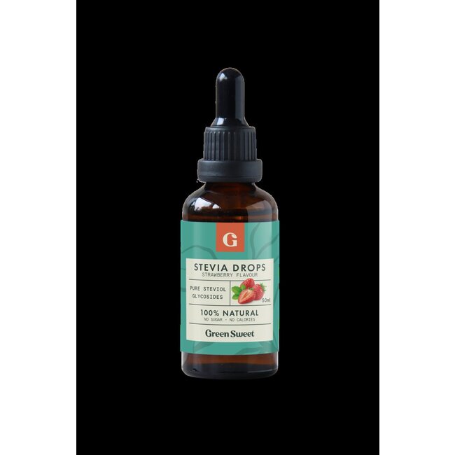 Vloeibaar stevia aardbei 50 Milliliter