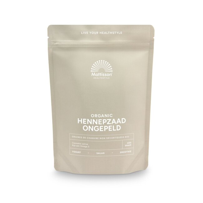 Hennepzaad ongepeld bio 400 Gram