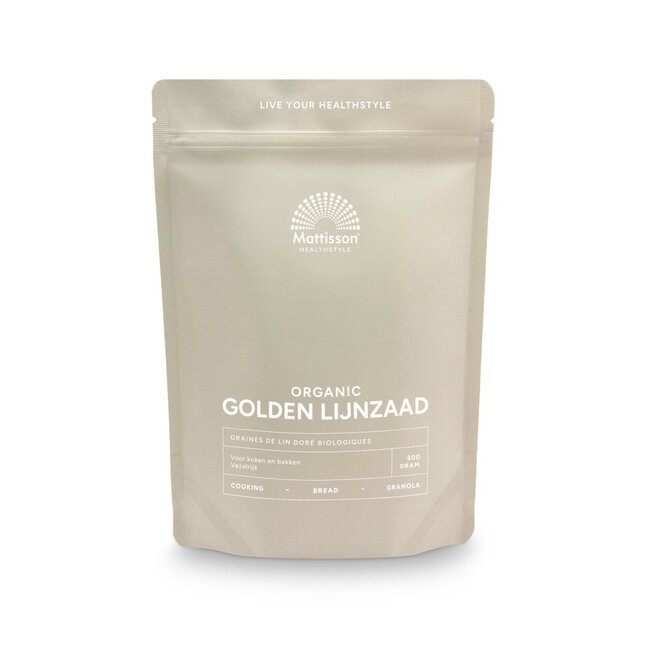 Golden lijnzaad omega 3 bio 500 Gram