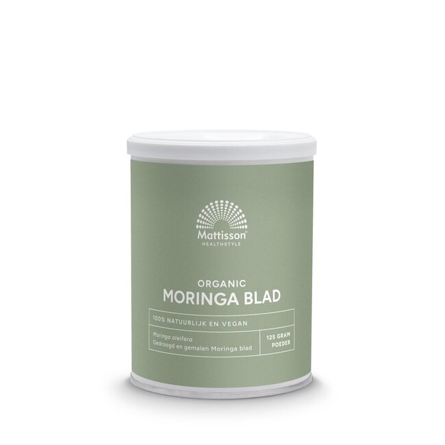 Moringa blad poeder moringa oleifera bio 125 Gram