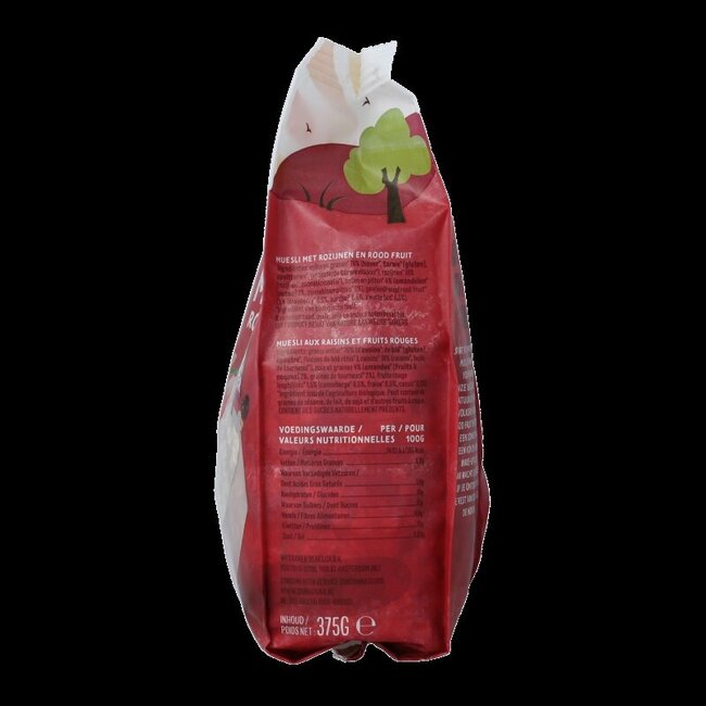 Zonnatura Muesli rood fruit bio 375 Gram