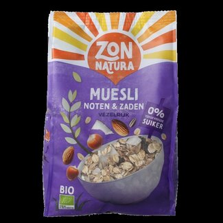 Zonnatura Zonnatura Muesli noten en zaden bio 375 Gram