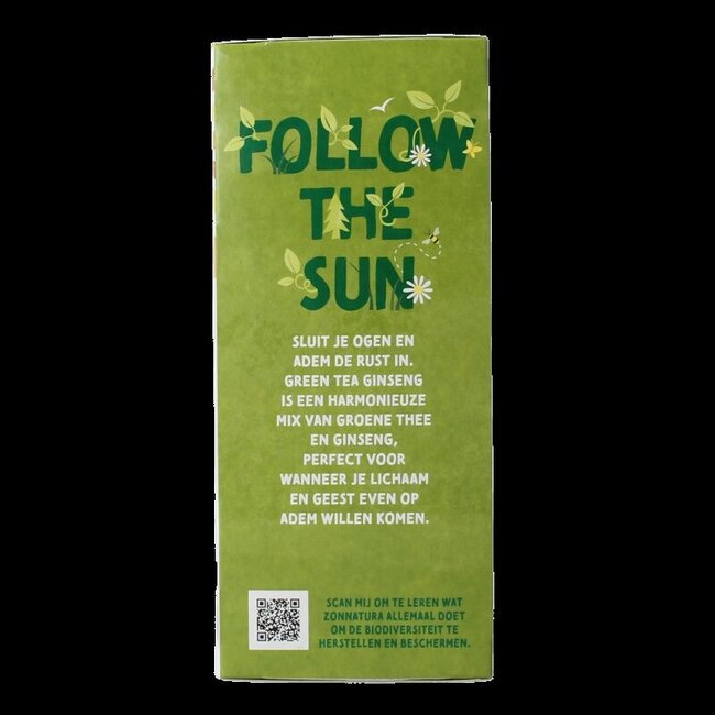 Zonnatura Thé vert ginseng bio 20 Sachets