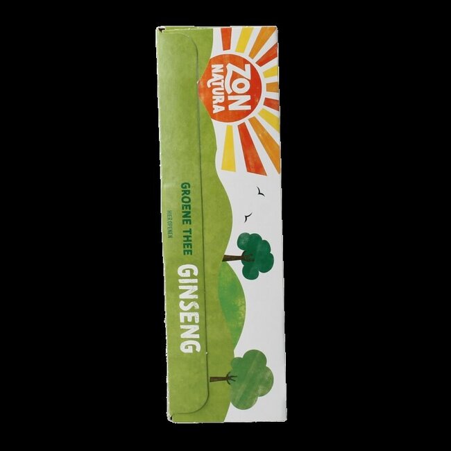Zonnatura Green tea ginseng bio 20 Zakjes