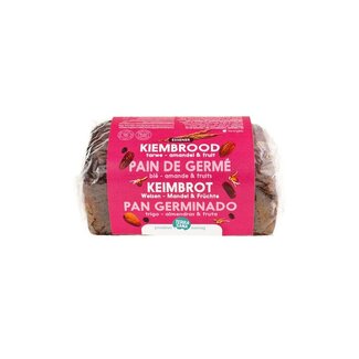 TerraSana Gekiemd brood zuidvruchten amandel bio 400 Gram