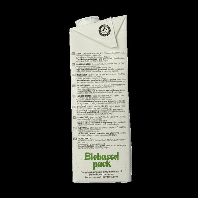 Provamel Boisson au Riz bio 1 Litre