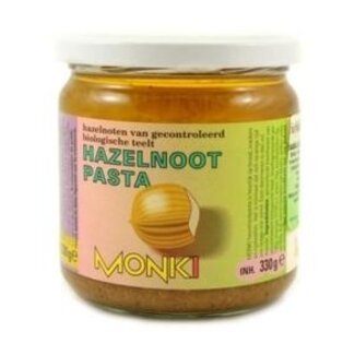 Monki Monki Hazelnootpasta eko bio 330 Gram