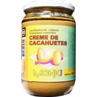 Monki Pindakaas met zout eko bio 650 Gram