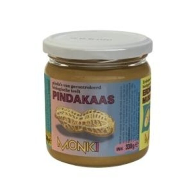 Pindakaas met zout eko bio 330 Gram