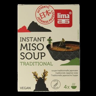 Lima Lima Soupe miso instantanée 4 x 10 g 40 g
