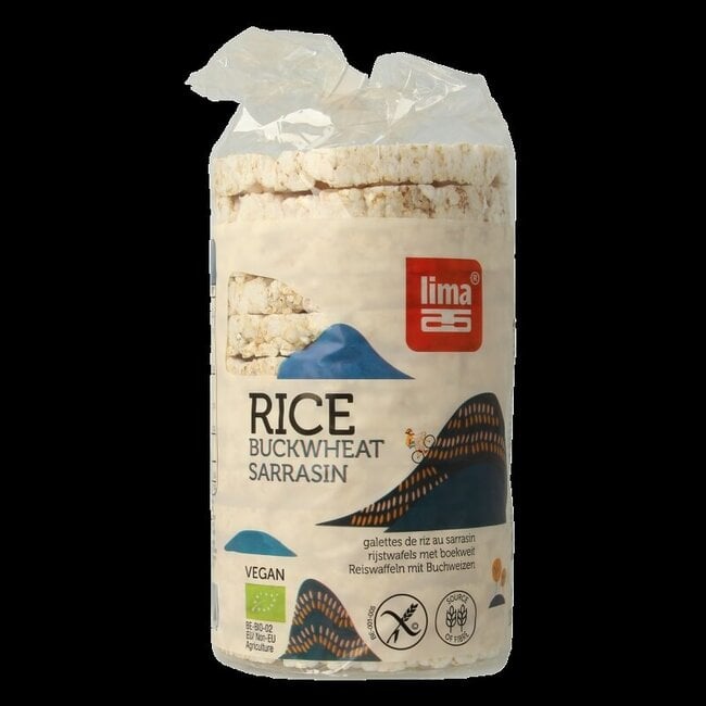 Lima Rijstwafels met boekweit bio 100 Gram